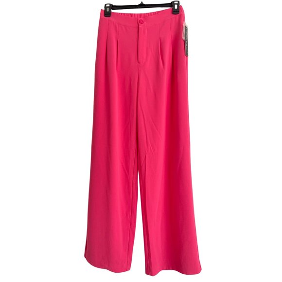 NWT Central Park West Daisy Marabou Pink Blazer Suit Pants XS Fringe‎ Barbie - Picture 3 of 14